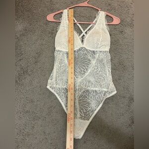 White Lace Bodysuit